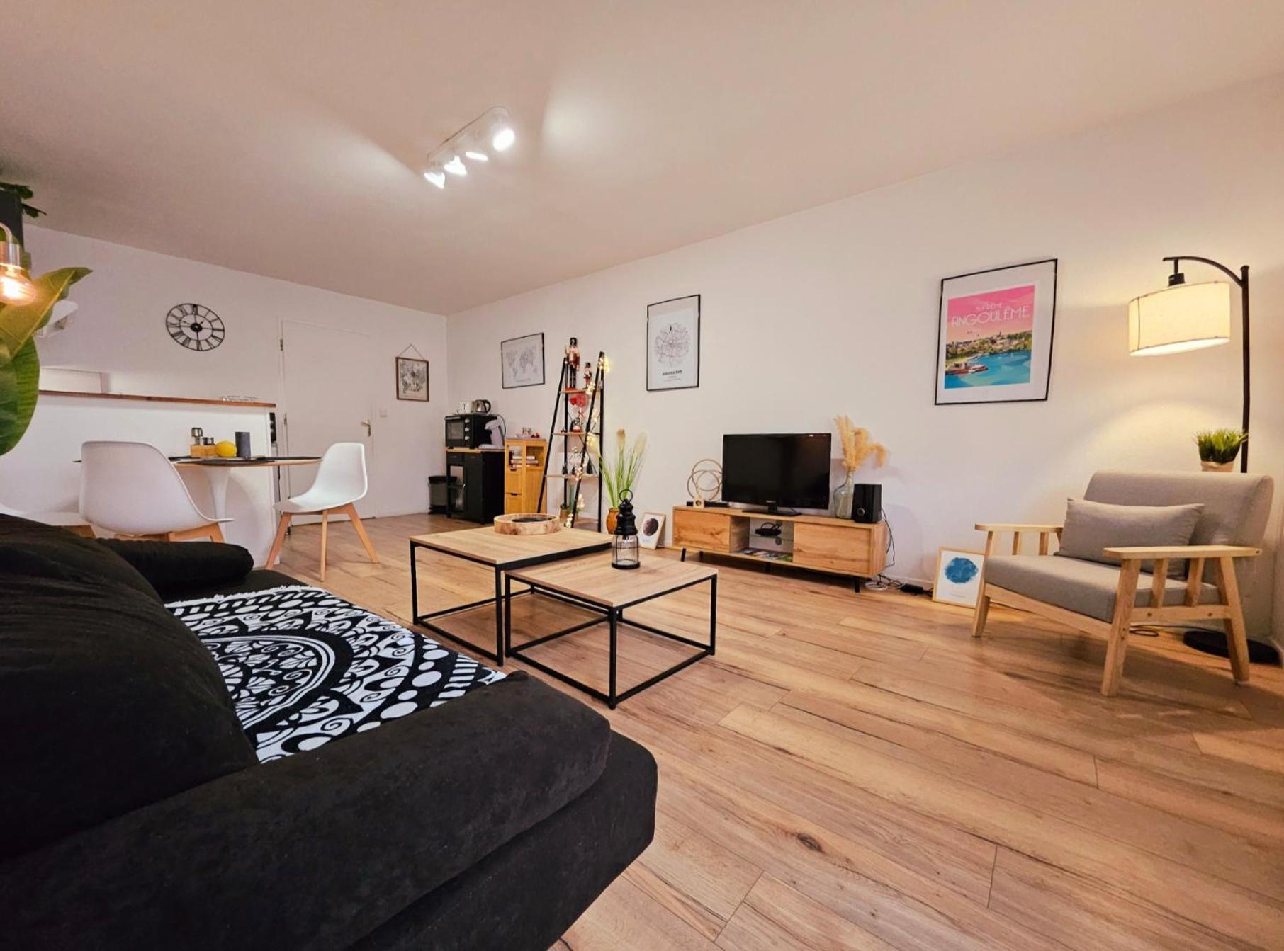 Appartement Cosy Proche Gare - Fibre Optique Et Parking 昂古莱姆 外观 照片